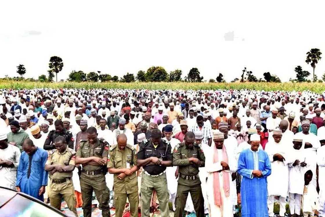 Sallah: El-Rufa'i ya yi idi a kudancin Kaduna, hotuna Sallah: El-Rufa'i ya yi idi a kudancin Kaduna, hotuna