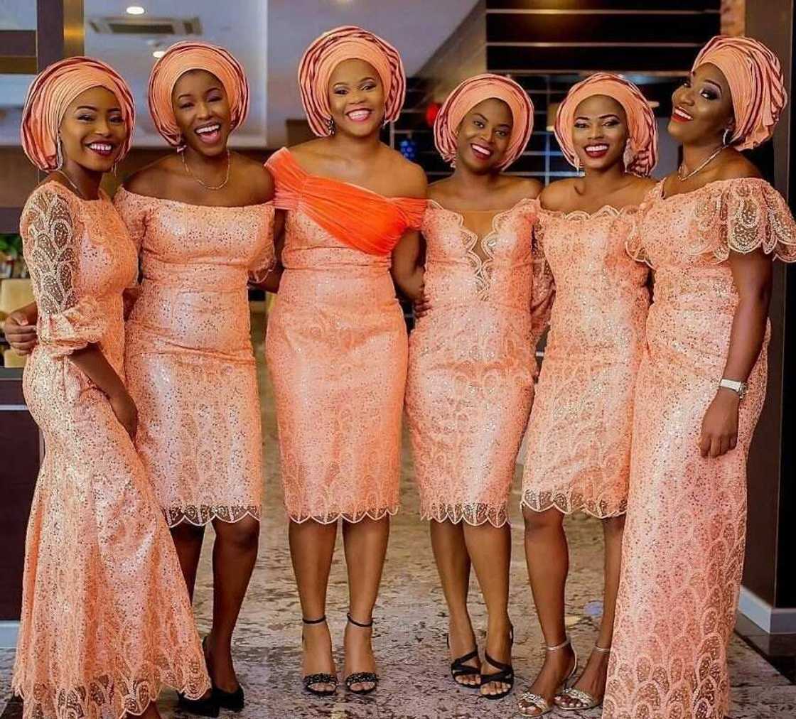 Peach Aso Ebi 1