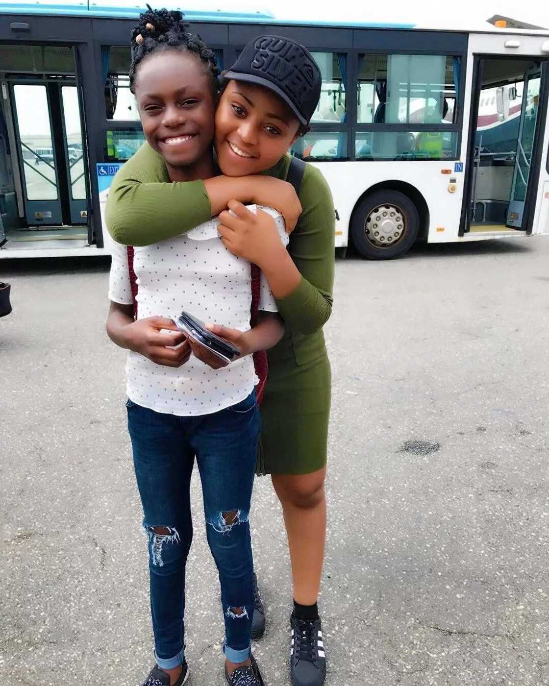 Regina Daniels and Destiny