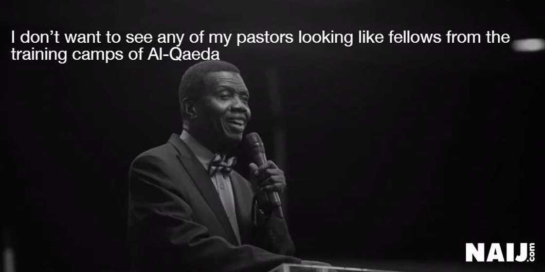 Powerful and controversial quotes from Adeboye Powerful and controversial quotes from Adeboye