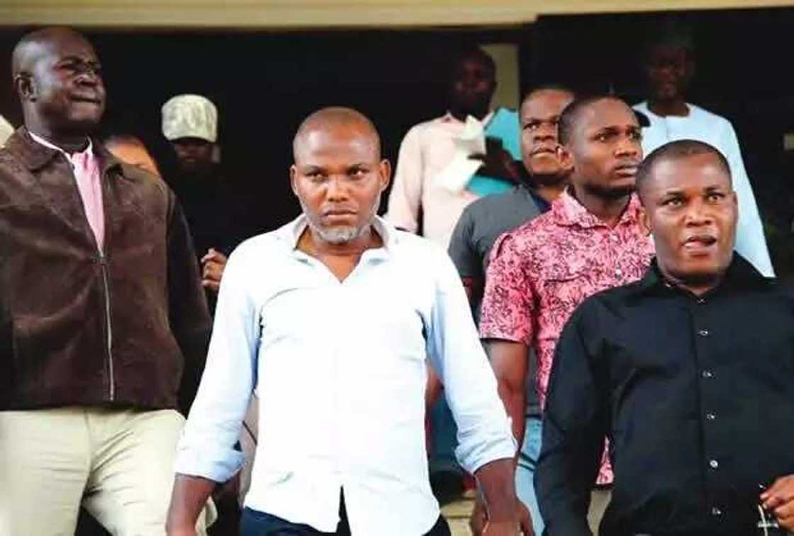 Nnamdi Kanu Appears In Court Over Treasonable Charges