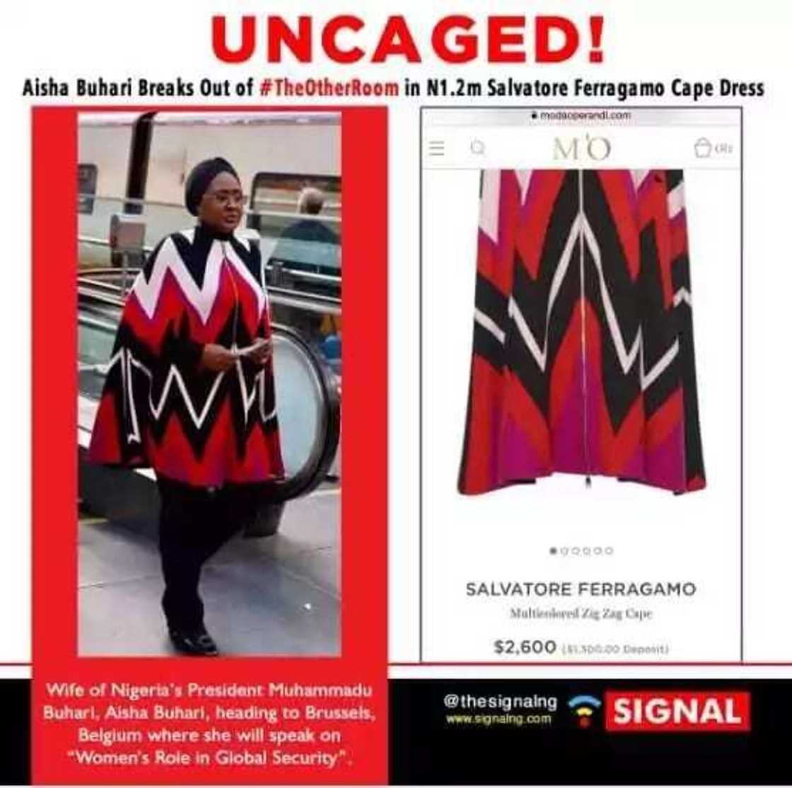 Aisha Buhari sanye da rigar naira miliyan 1.2 Aisha Buhari sanye da rigar naira miliyan 1.2