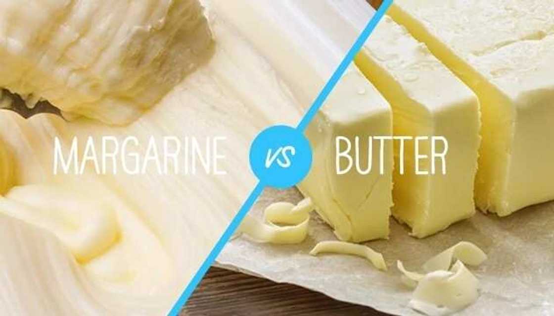 What’s the difference between butter and margarine? What’s the difference between butter and margarine?