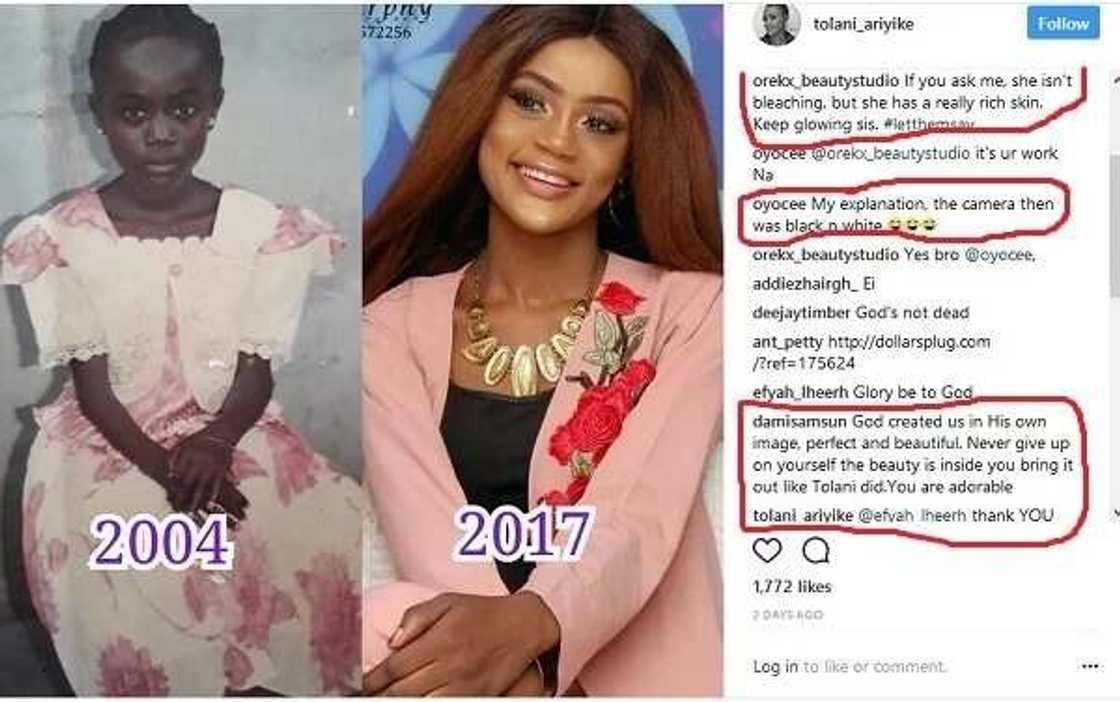 Nigerians react to this lady’s transformation photos after 13 years Nigerians react to this lady’s transformation photos after 13 years