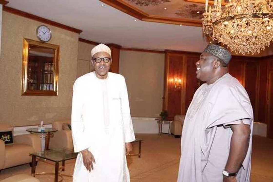 President Buhari meets with Enugu state governor President Buhari meets with Enugu state governor