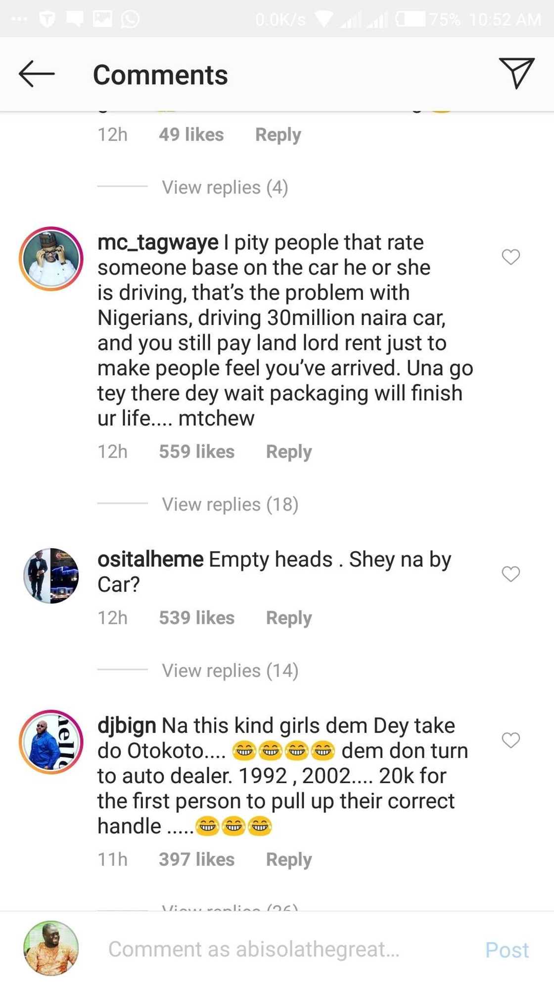 Two women slam Banky W and Adesua Etomi for driving an expired Range Rover SUV Two women slam Banky W and Adesua Etomi for driving an expired Range Rover SUV