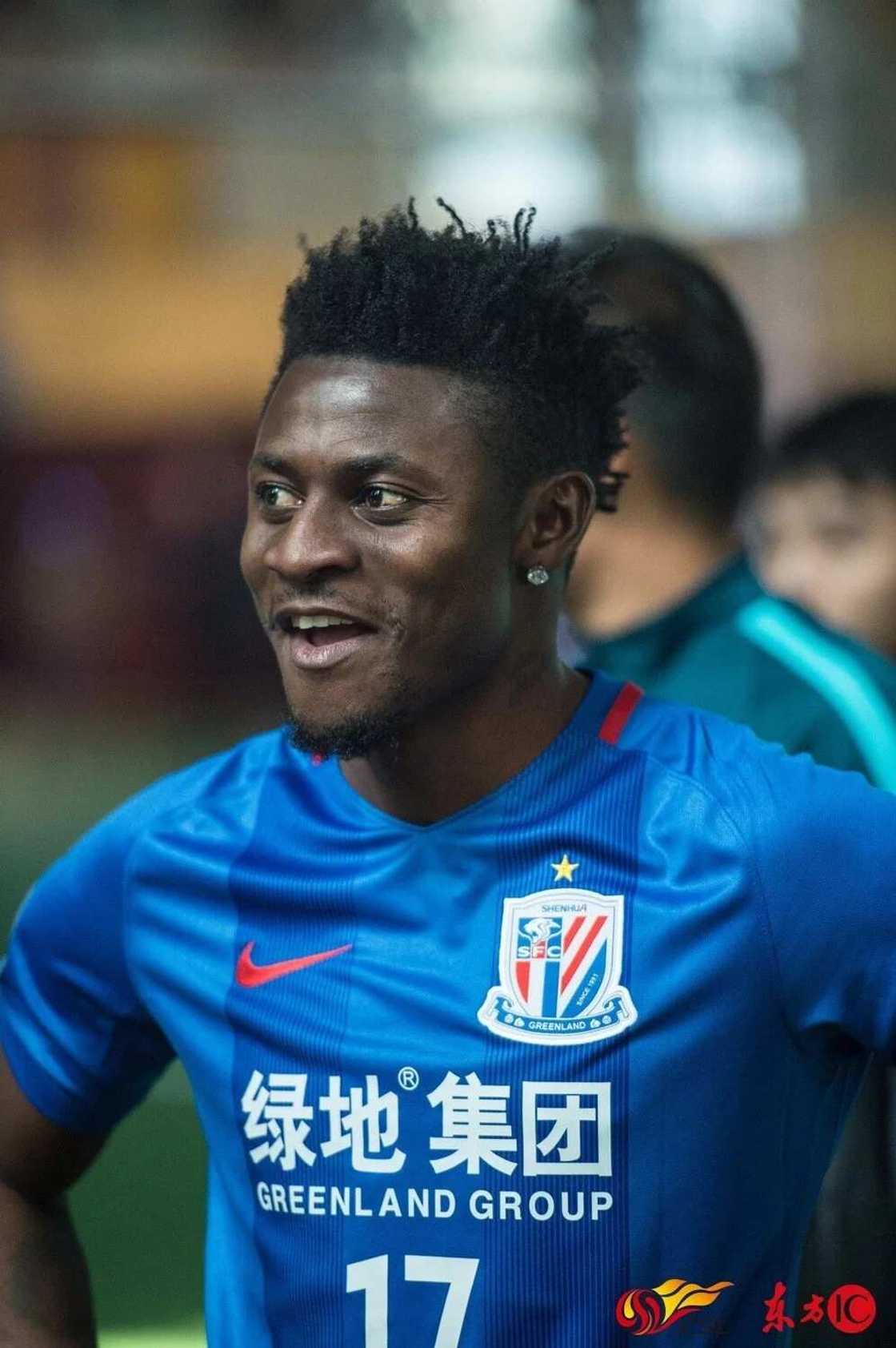 Obafemi Martins in Shanghai Greenland Shenhua Obafemi Martins in Shanghai Greenland Shenhua