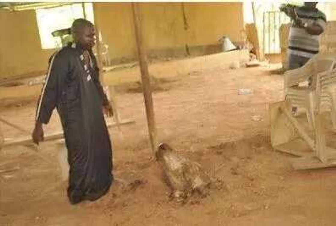 Pastor arrested for burying fetish items in his church Pastor arrested for burying fetish items in his church