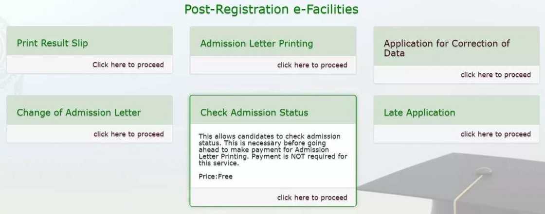 How to do JAMB regularization after checking admission status