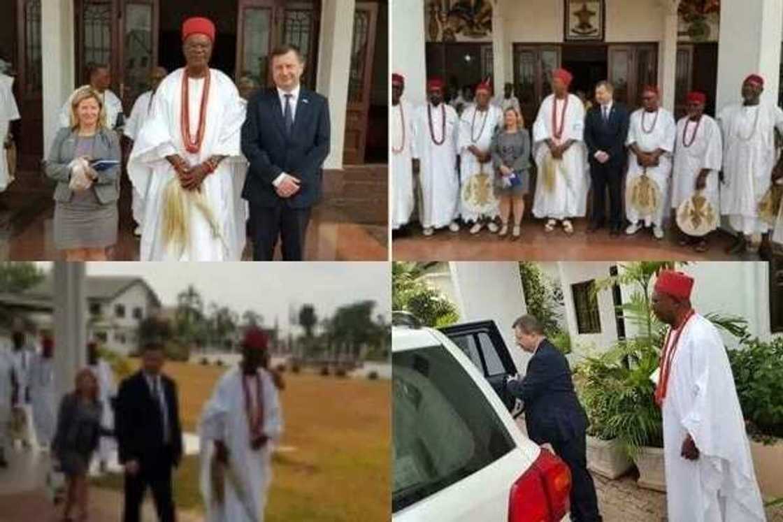 British High Commissioner visits Onitsha as IPOB laments plans to sell Biafra (photos) British High Commissioner visits Onitsha as IPOB laments plans to sell Biafra (photos)
