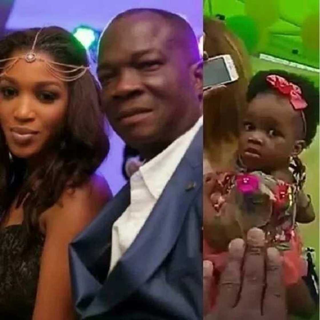 Dabota Lawson and daughter at her first birthday
Source: Yabableftonline Dabota Lawson and daughter at her first birthday
Source: Yabableftonline