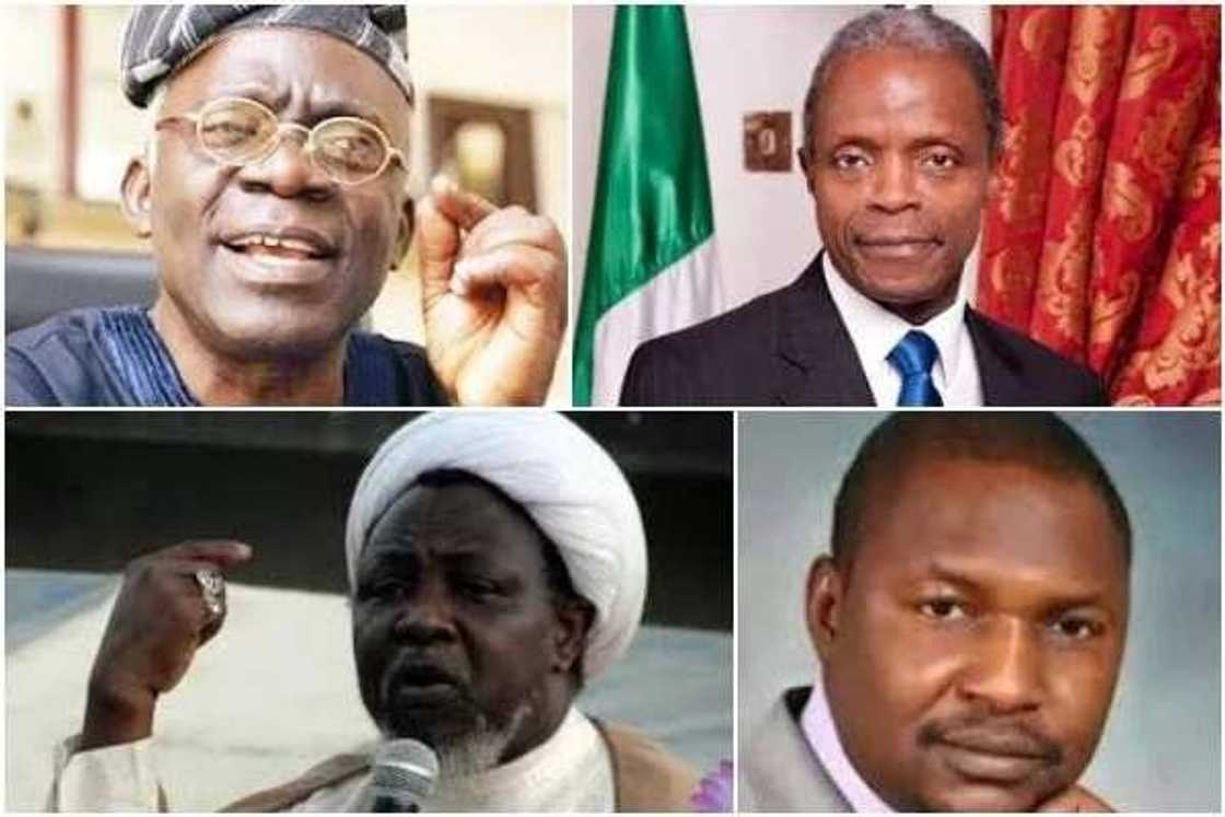 Falana writes Osinbajo, AGF, demand immediate release of El-zakzaky