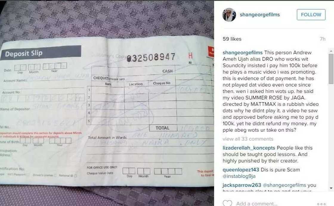 Actress Shan George calls out Soundcity again Actress Shan George calls out Soundcity again