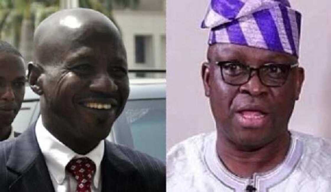 Magu bai ce babu abunda zai faru idan Fayose ya mutu a tsare ba - EFCC Magu bai ce babu abunda zai faru idan Fayose ya mutu a tsare ba - EFCC