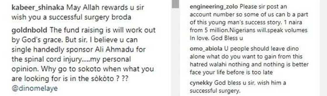 Nigerians react as Senator Dino Melaye seek funds to help 6-year-old boy paralysed by Boko Haram (photos) Nigerians react as Senator Dino Melaye seek funds to help 6-year-old boy paralysed by Boko Haram (photos)