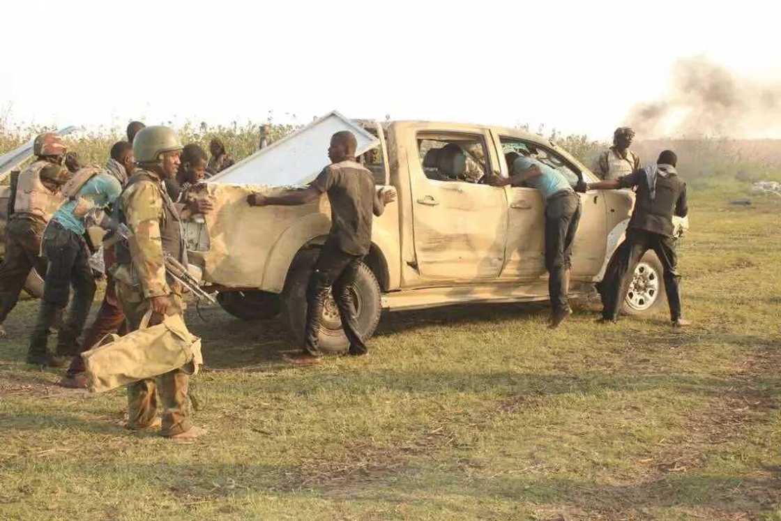Army recovered weapons, vehicles from Boko Haram terrorists Army recovered weapons, vehicles from Boko Haram terrorists