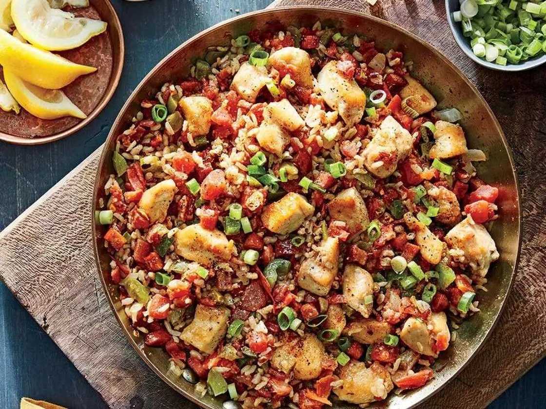 Jambalaya dish Jambalaya dish