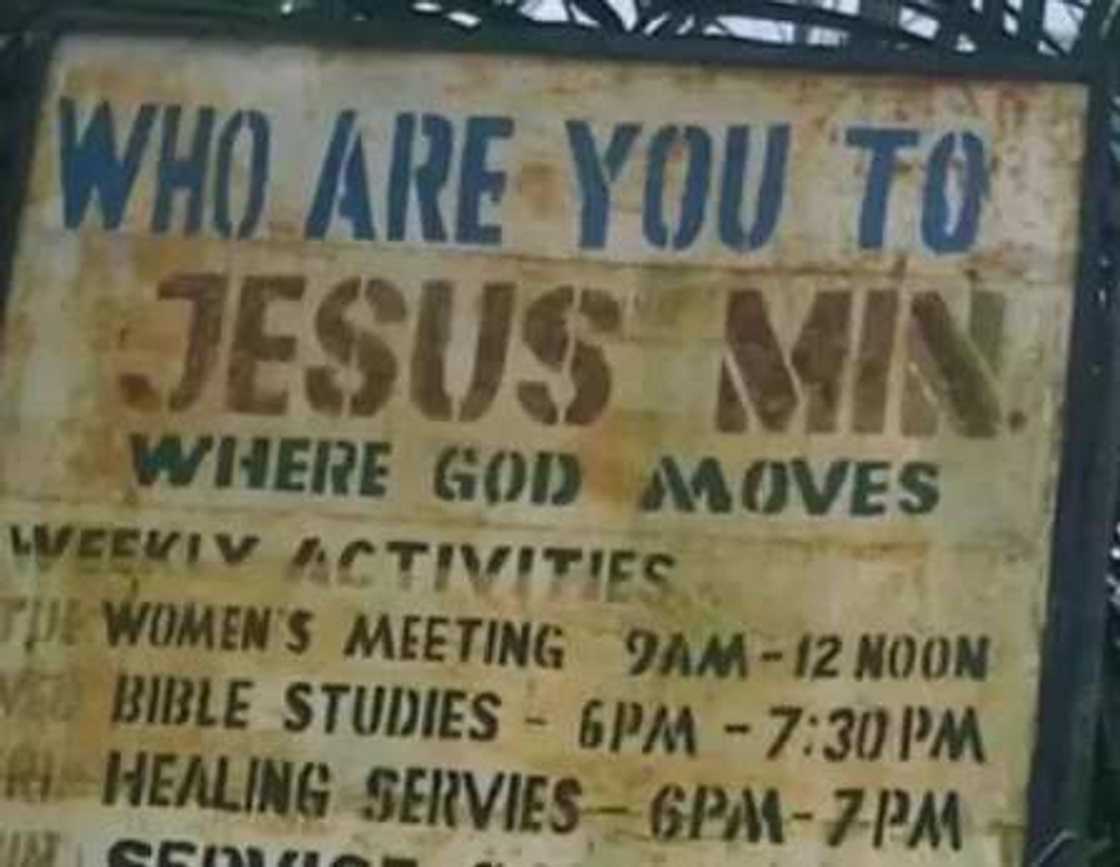 Church names that would make you laugh hard