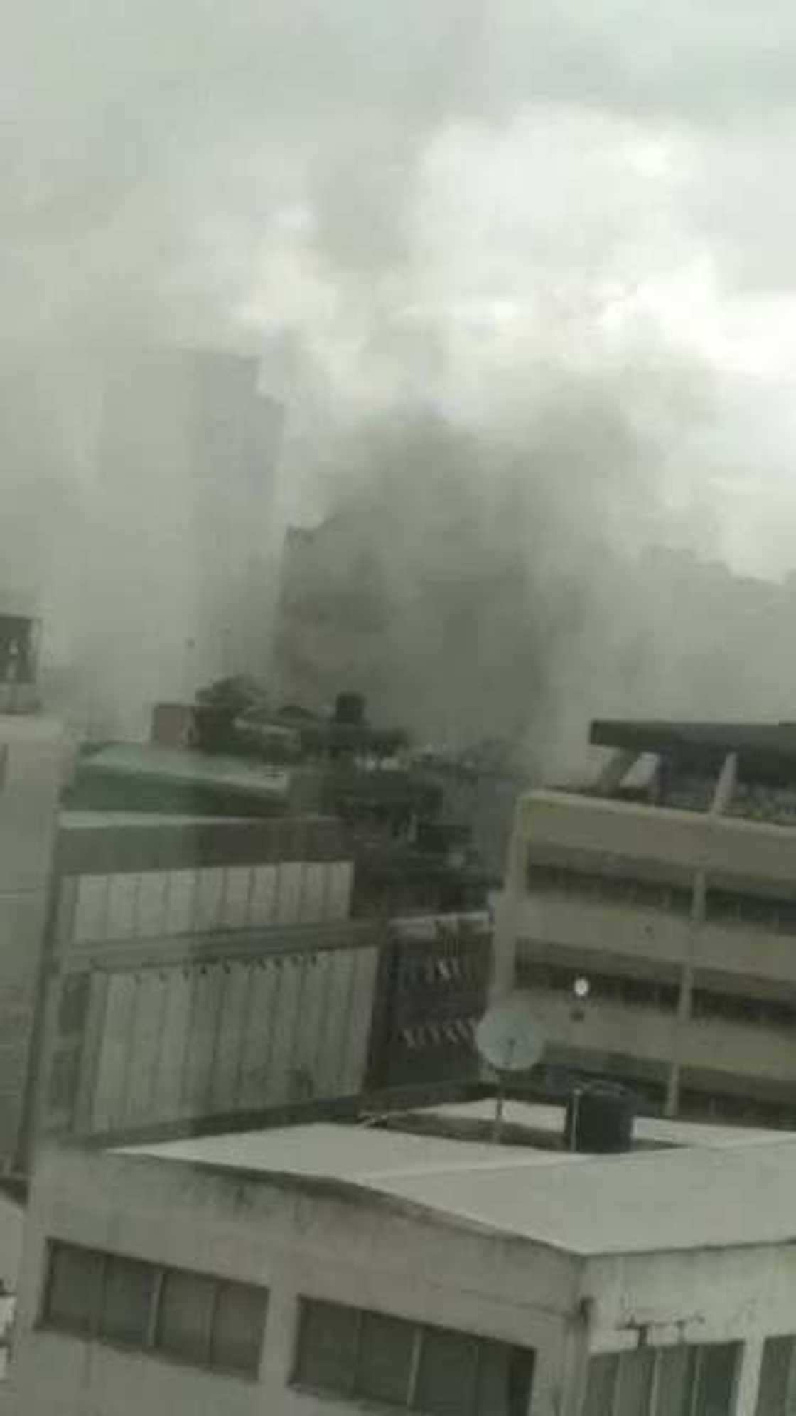 Fire Outbreak Hits Lagos Island Shopping Plaza Fire Outbreak Hits Lagos Island Shopping Plaza