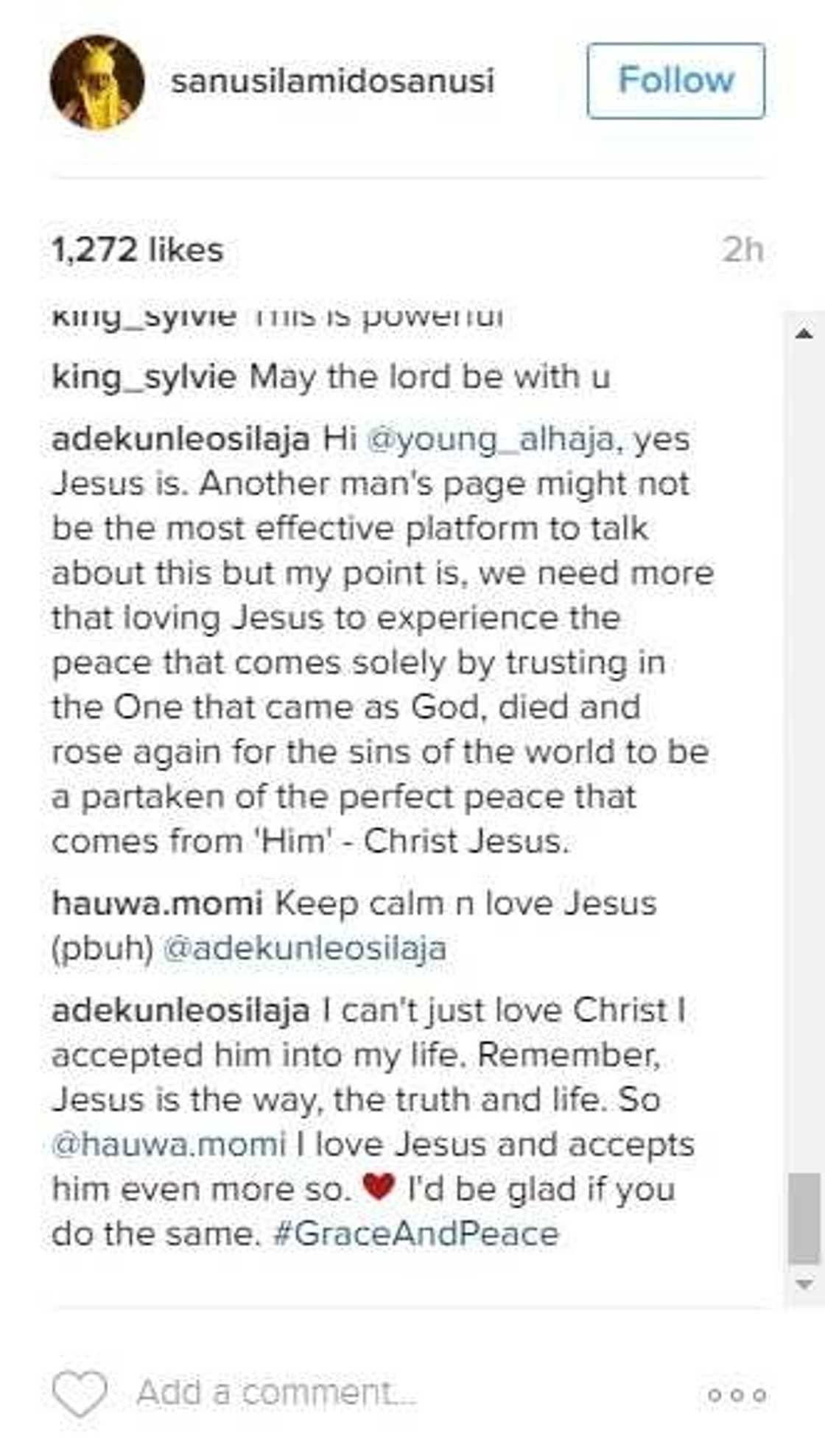 Emir of Kano publicly declares love for Jesus Christ Emir of Kano publicly declares love for Jesus Christ