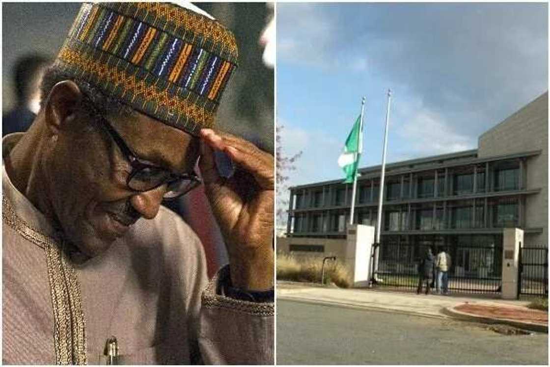 Nigerian Embassy in Washington shut down Nigerian Embassy in Washington shut down