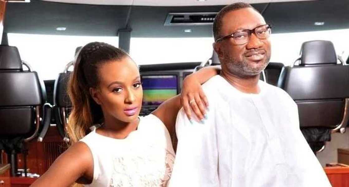 Femi Otedola and daughter Femi Otedola and daughter