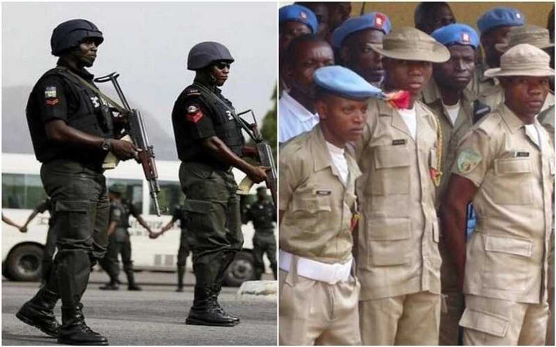 Yanzu Yanzu: An ji karar bindiga yayin arangama tsakanin 'Yan sanda da Peace Corps a Abuja