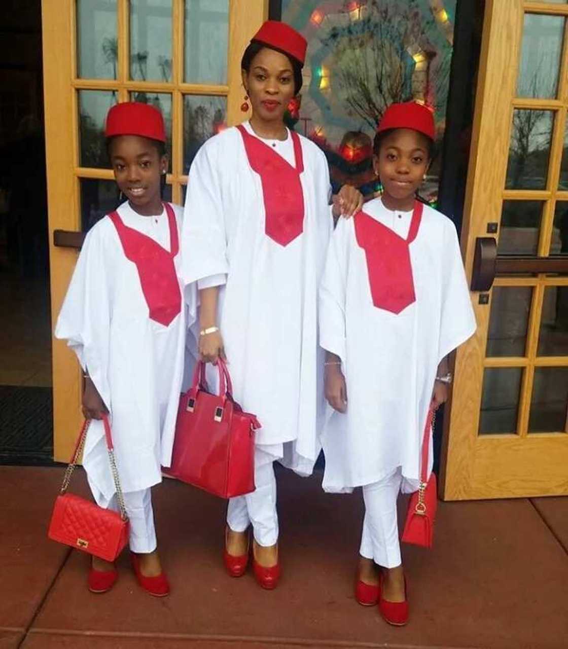 Ladies in white agbada Ladies in white agbada