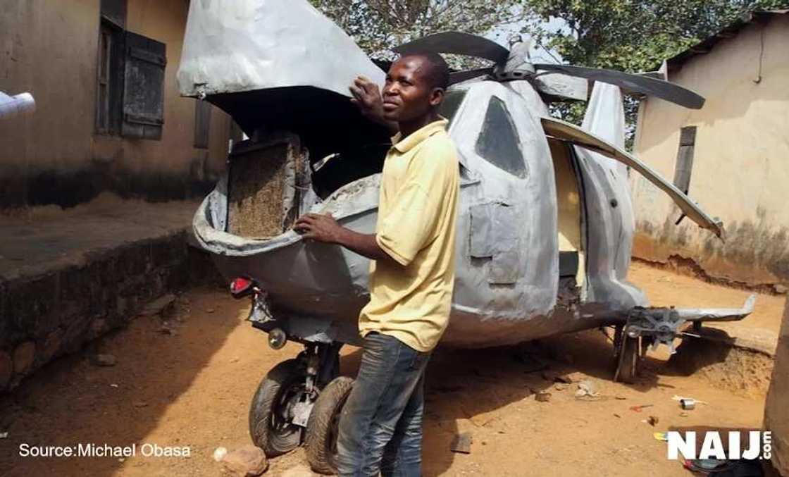 Video/Photos Of How Semi-Literate Man Built Helicopter Video/Photos Of How Semi-Literate Man Built Helicopter