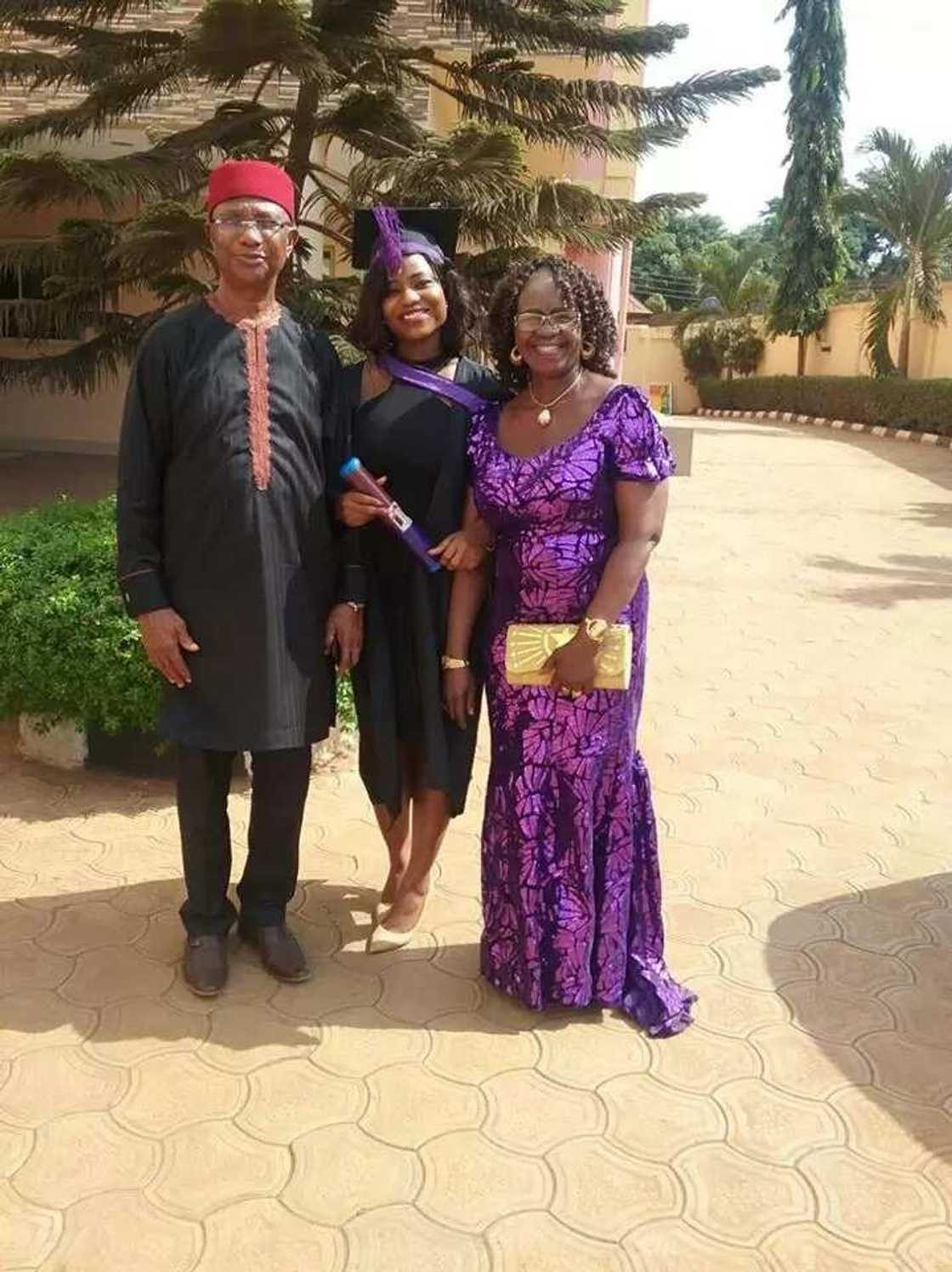 Beautiful lady graduates with a first class in Engineering from UNIZIK