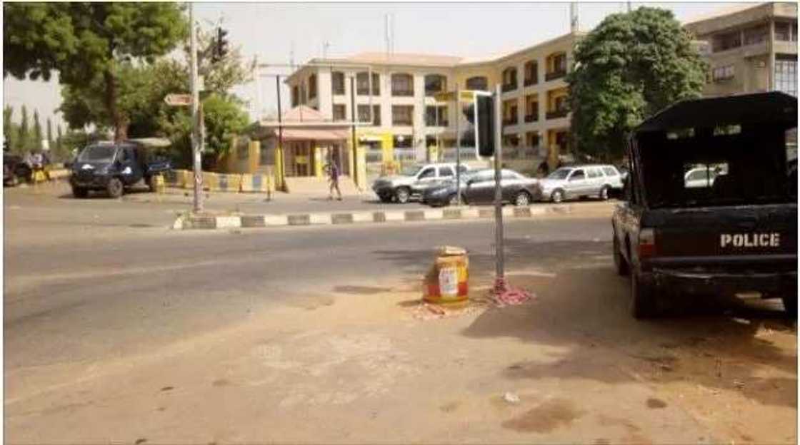 Just in: Protesters attack, loot MTN office in Abuja (Photos)