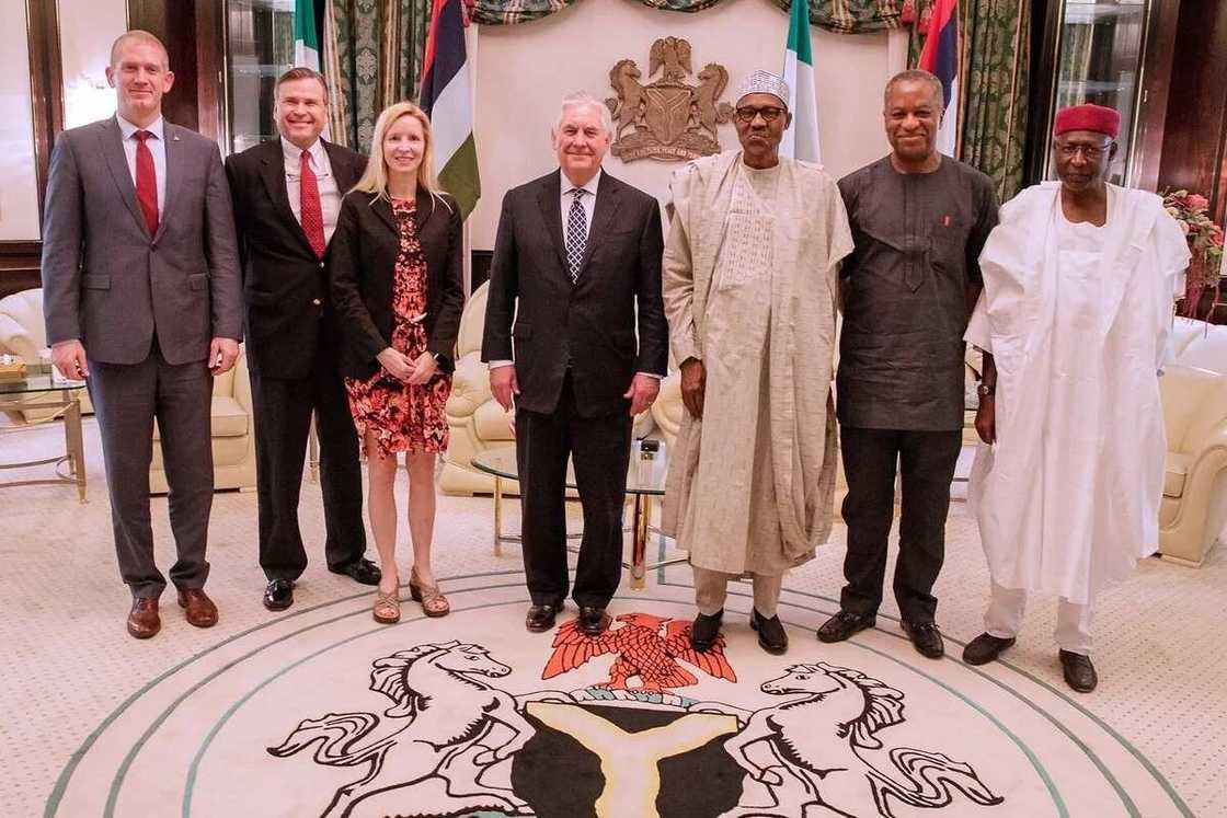 President Buhari meets US secretary of state in Aso Rock President Buhari meets US secretary of state in Aso Rock