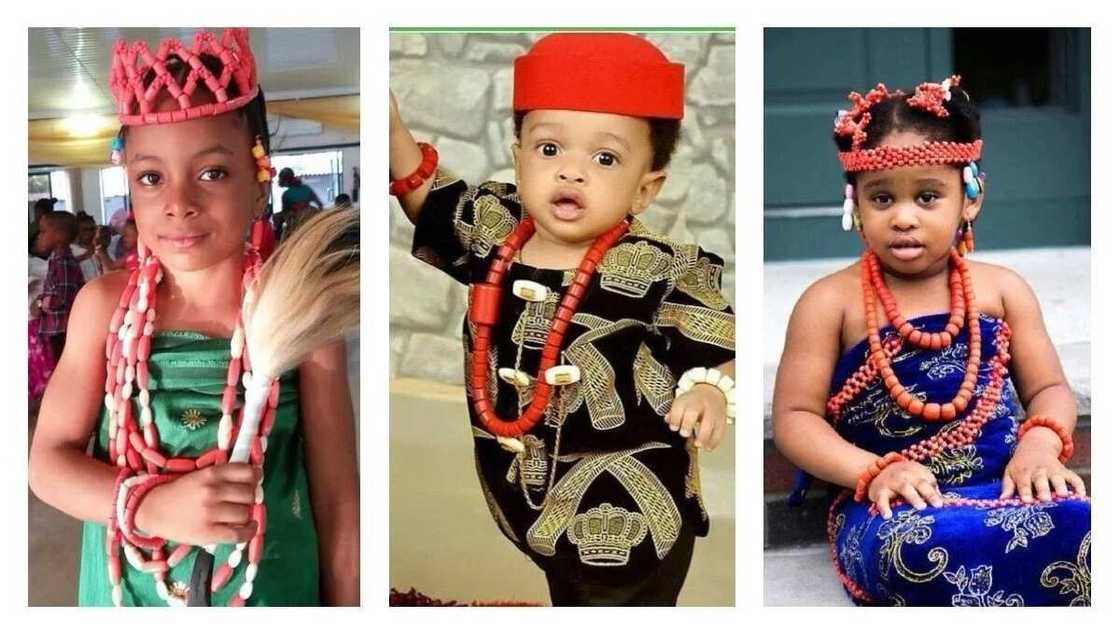Igbo traditional attire for kids Igbo traditional attire for kids