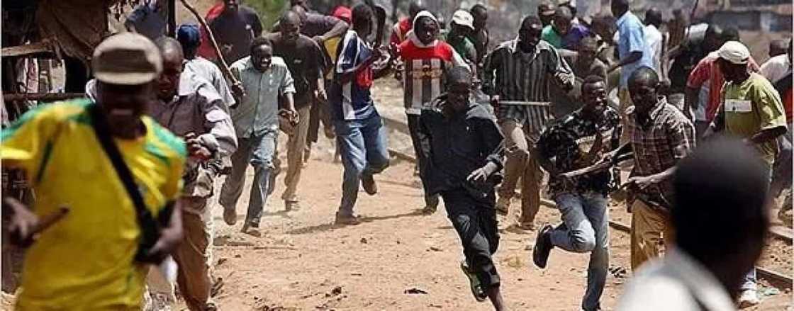 During Fulani Herdsmen attack During Fulani Herdsmen attack