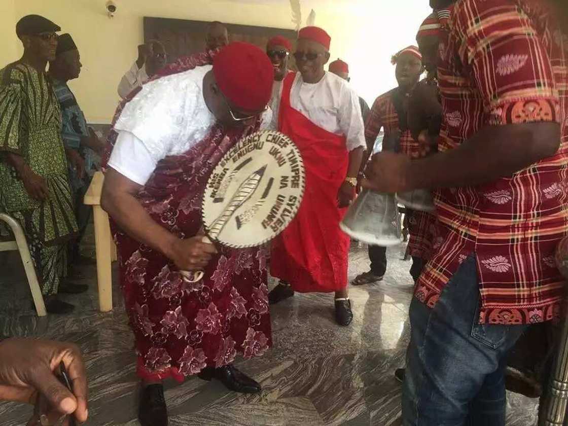 Timipre Sylva conferred with chieftaincy title in Igboland Timipre Sylva conferred with chieftaincy title in Igboland