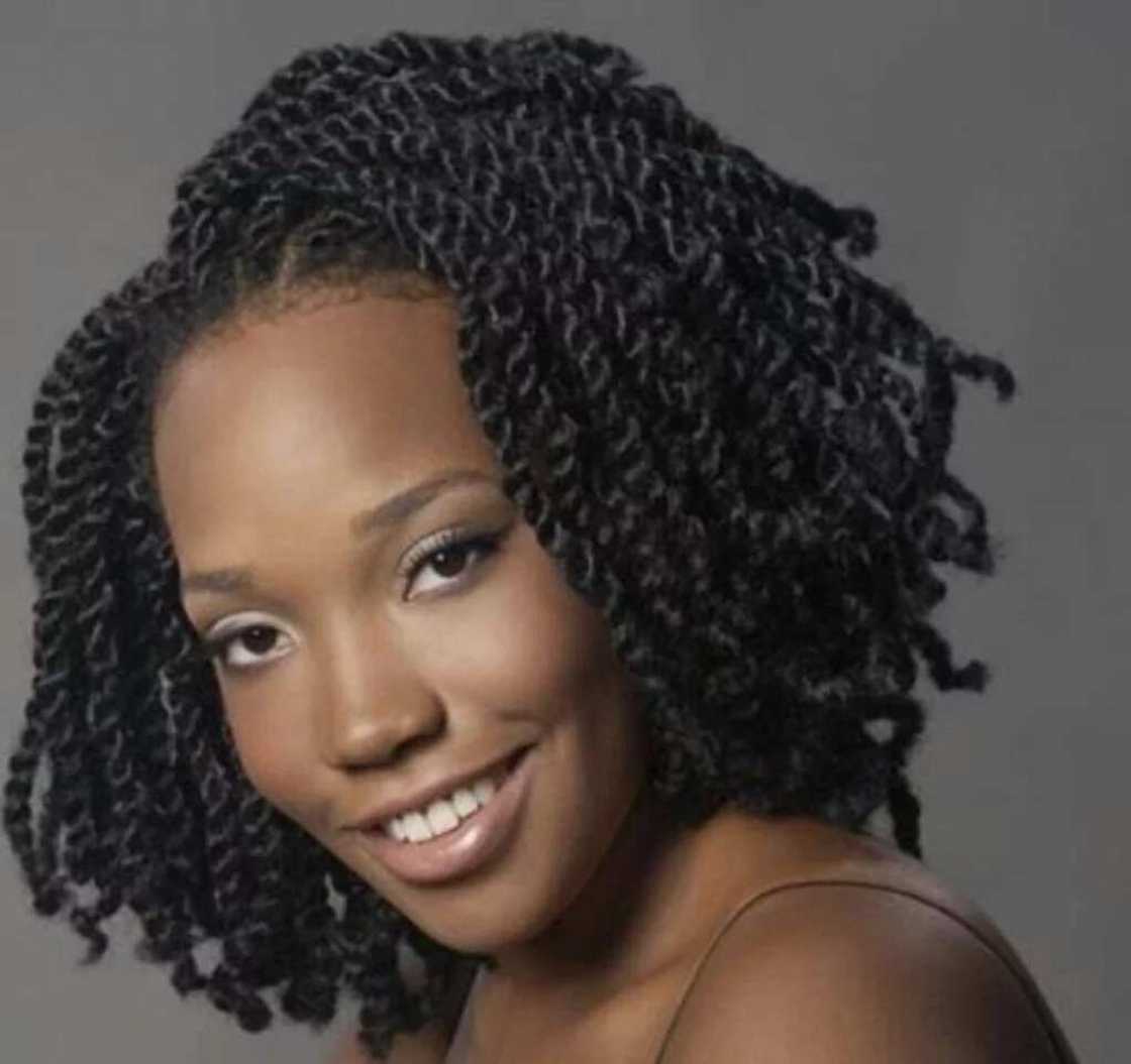 Kinky twist style Kinky twist style