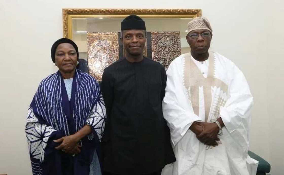 See how Osinbajo, Obasanjo arrived the Murtala Muhammed memorial lecture (Photos) See how Osinbajo, Obasanjo arrived the Murtala Muhammed memorial lecture (Photos)