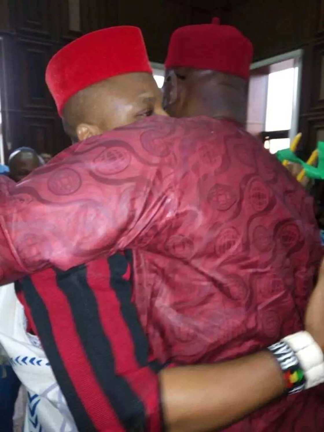 Fayose storms Abuja court for Nnamdi Kanu's trial Fayose storms Abuja court for Nnamdi Kanu's trial