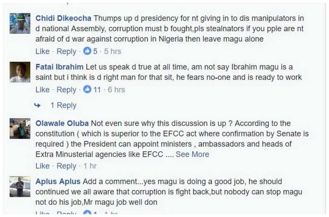 Magu will continue as EFCC chief - Osinbajo Magu will continue as EFCC chief - Osinbajo