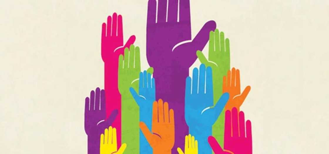 Democracy hands Democracy hands