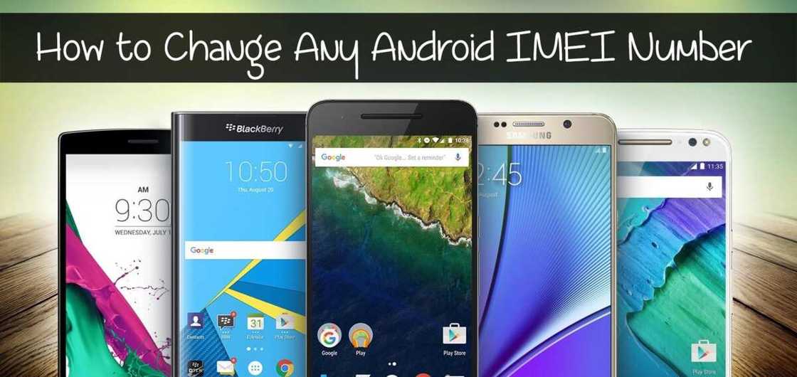 How to change Android IMEI to Blackberry