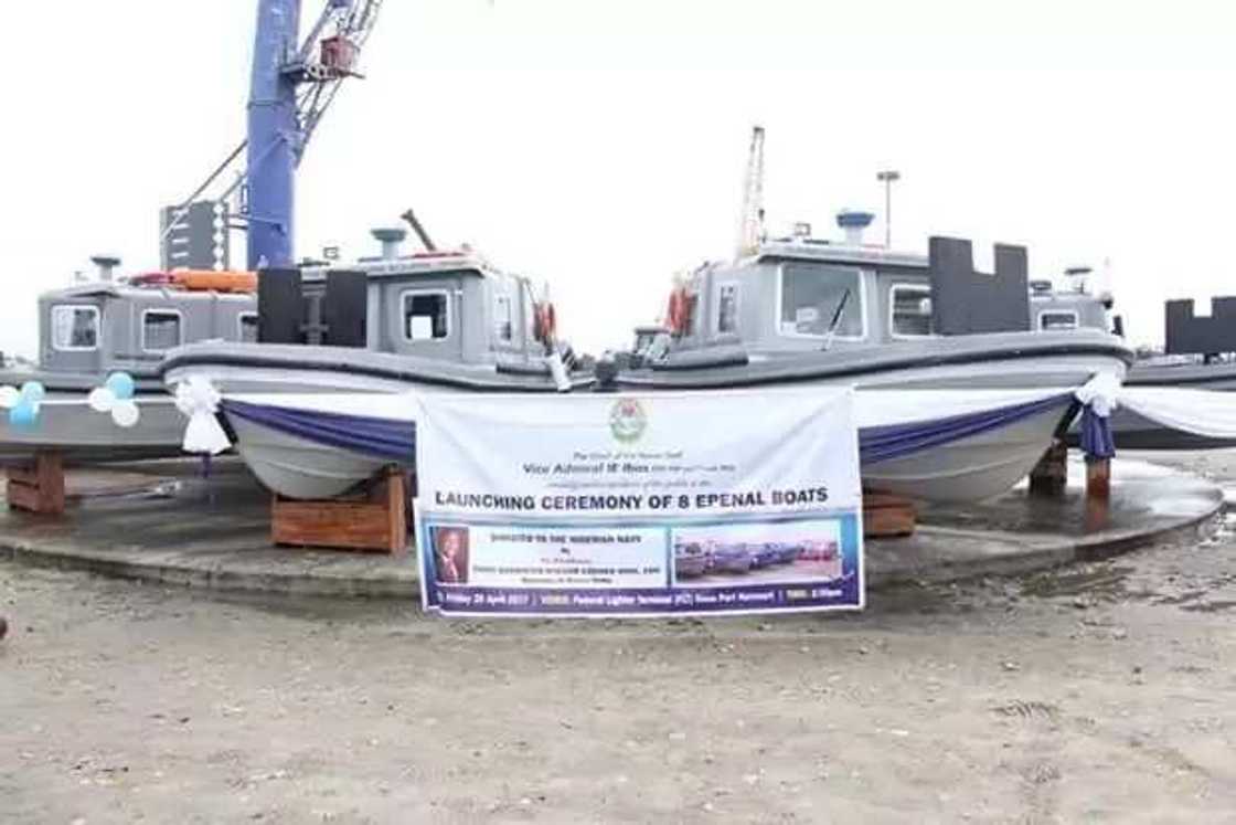 Governor Wike donates 8 gunboats to Nigerian Navy