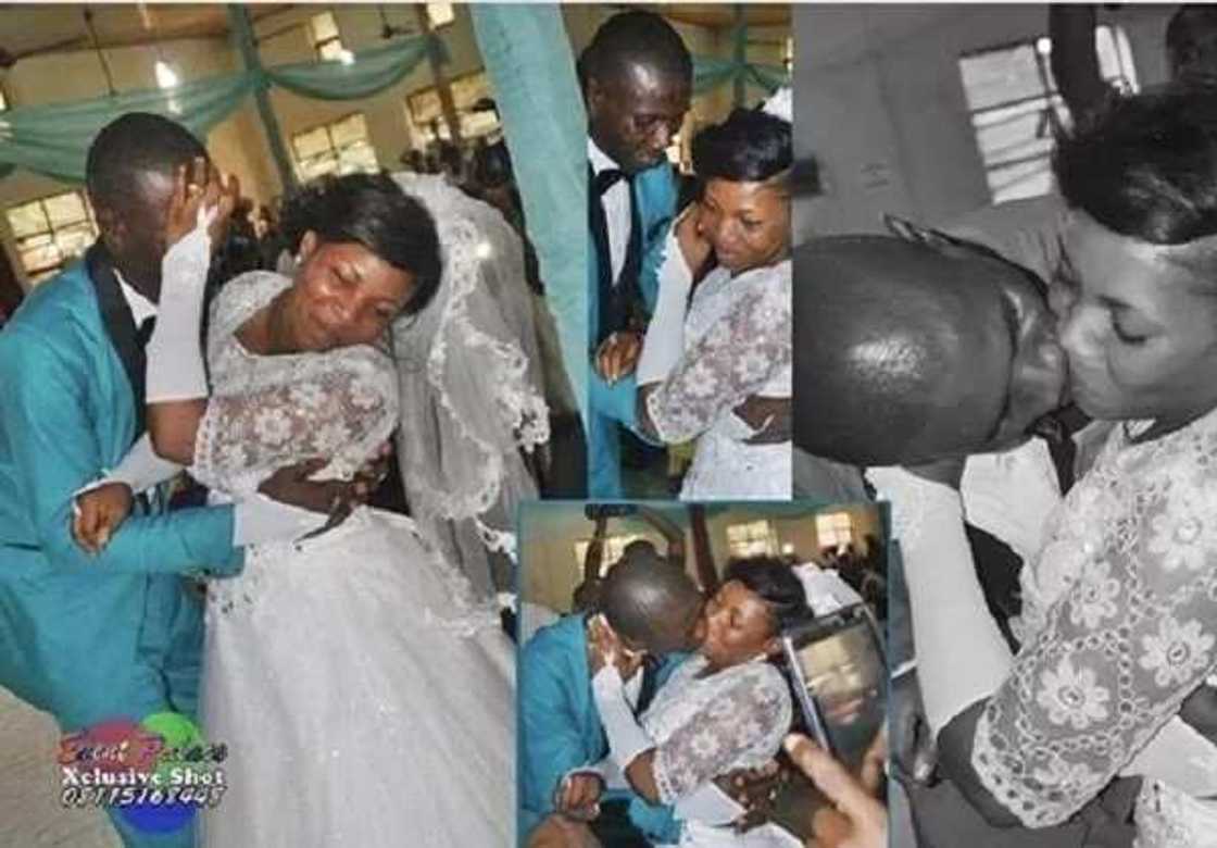 Bride 'refuses' to kiss husband on their wedding day (photos) Bride 'refuses' to kiss husband on their wedding day (photos)
