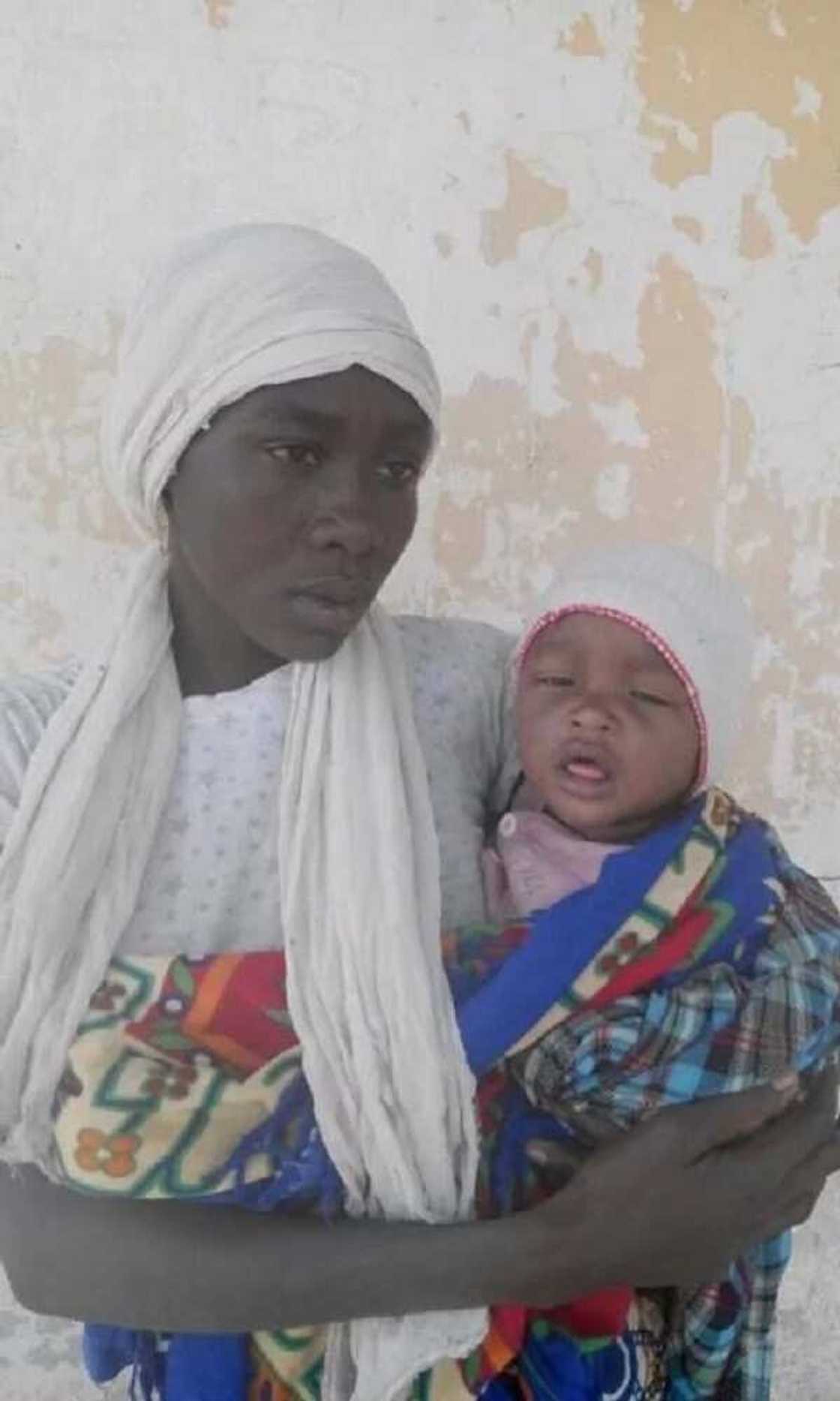 Nigerian Army rescues another Chibok girl Rakiya Abubkar with her baby near Sambisa. Nigerian Army rescues another Chibok girl Rakiya Abubkar with her baby near Sambisa.