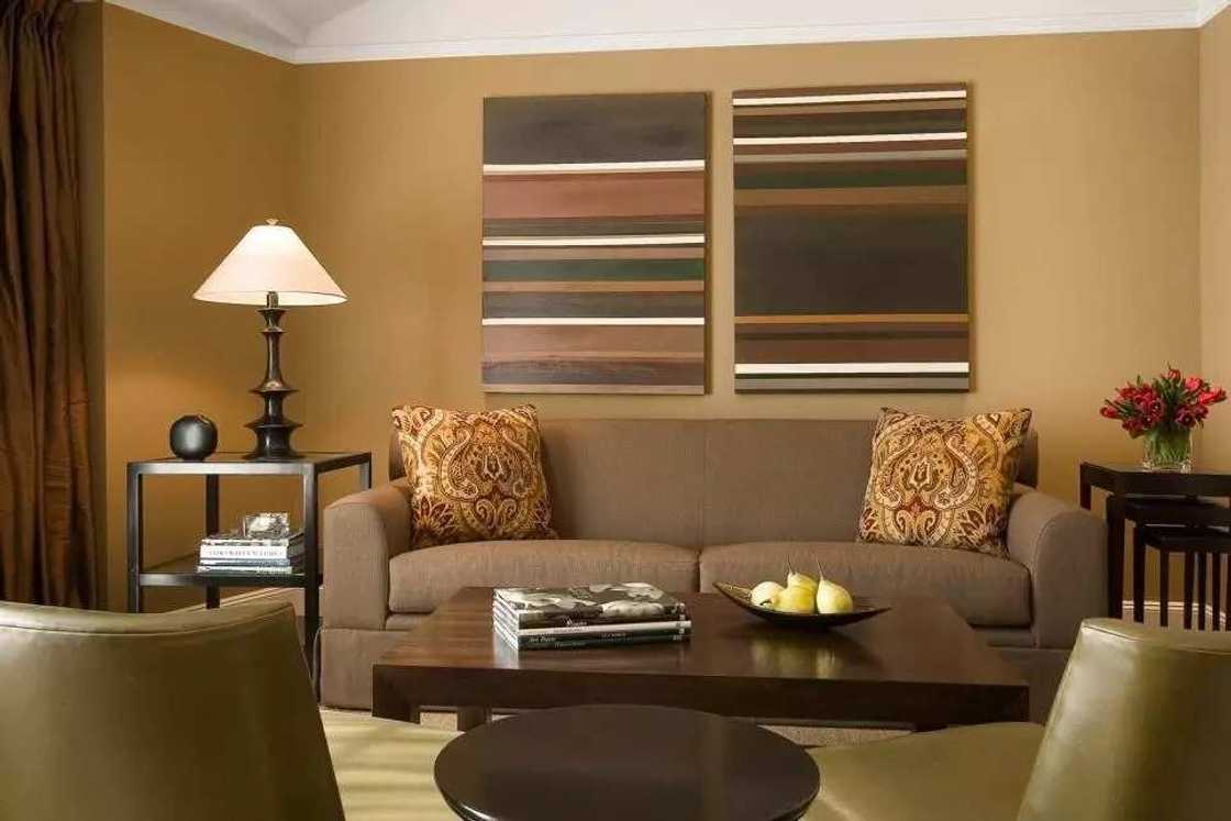 Sitting room decoration in Nigeria