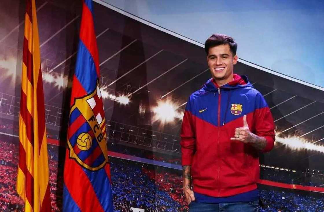 Kungiyar Barcelona ta gabatar da Coutinho ga magoya bayanta