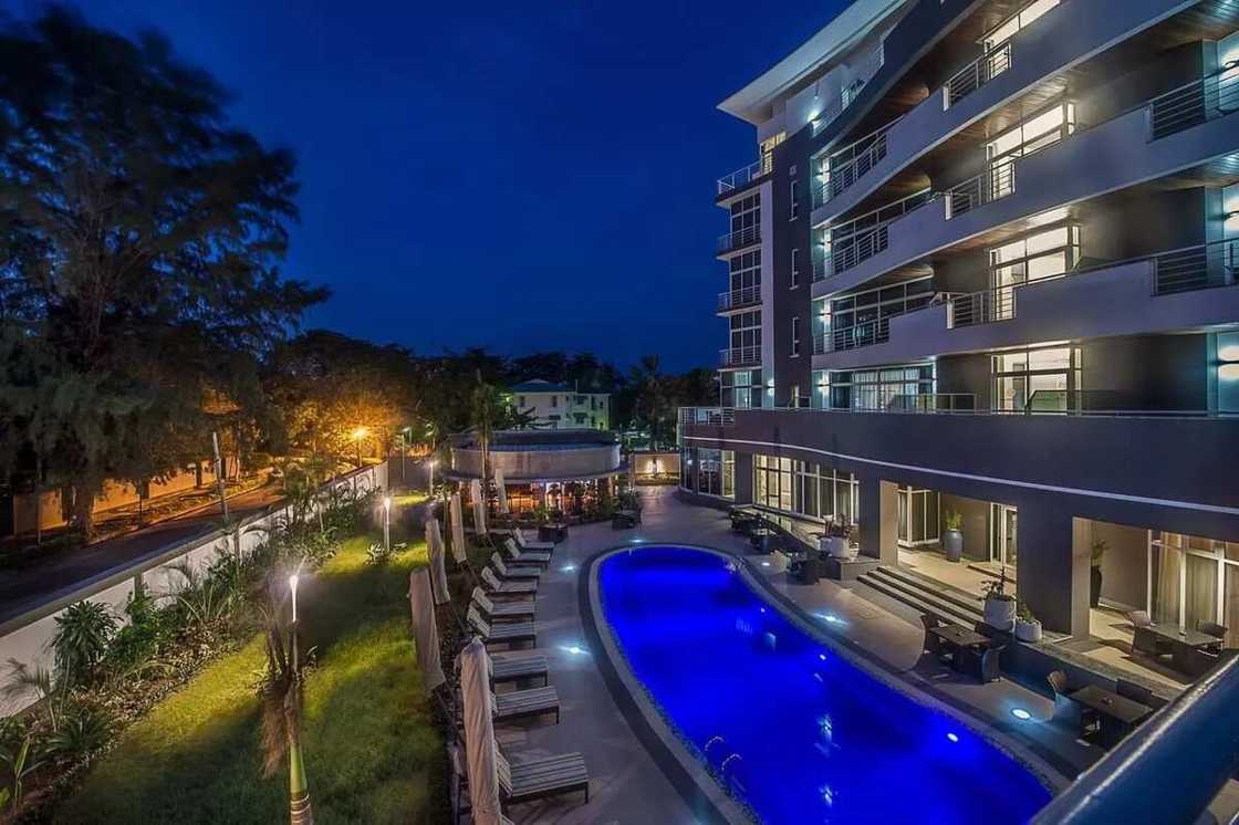 Hotel is very beautiful in the evening time Hotel is very beautiful in the evening time