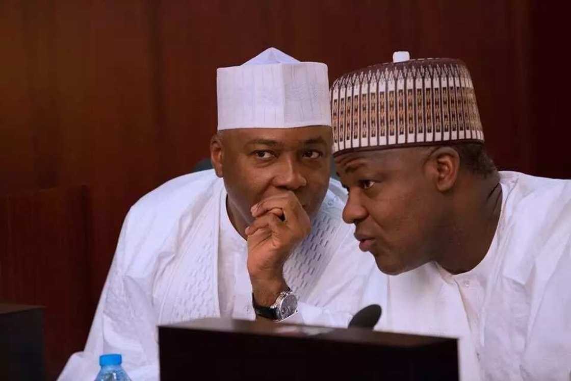 Saraki da Dogara sun dinke bakinsu akan kujerun marigayi Wakili, Bukar da Jibrin