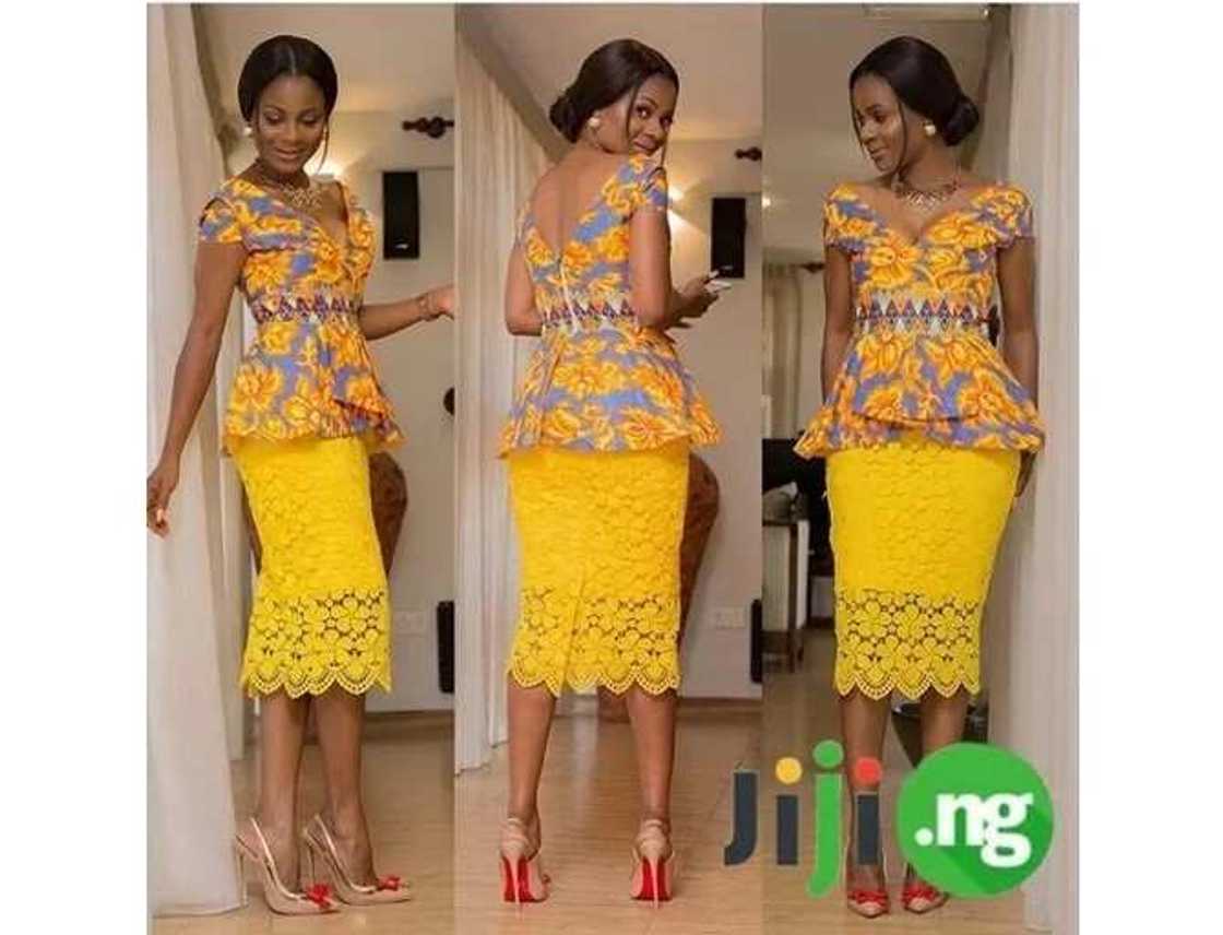 Ankara and lace - Mix of styles for a gorgeous outfit Ankara and lace - Mix of styles for a gorgeous outfit