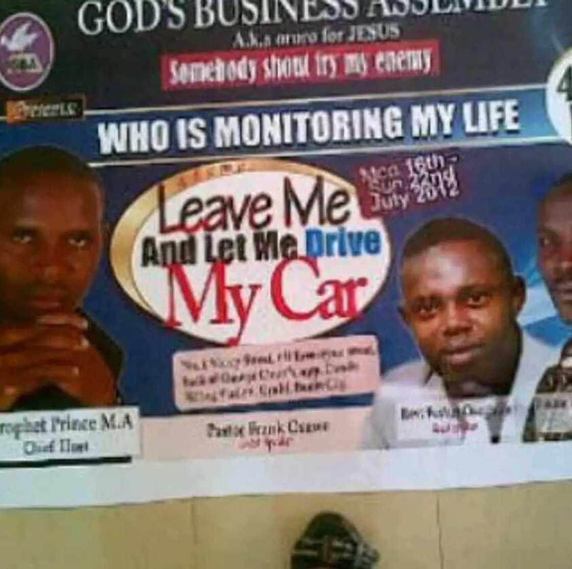 Hilarious names of churches you will find in Nigeria (photos)